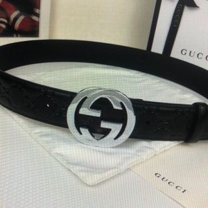 Gucci black belt